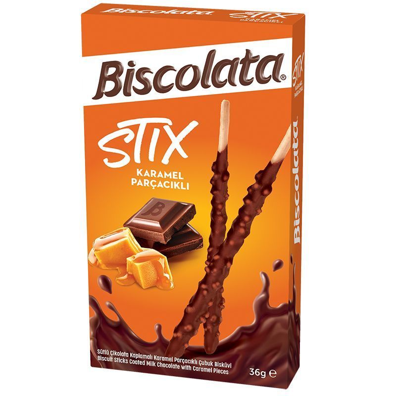 SOLEN BISCOLATA STIX KARAMEL PARÇ.36GR