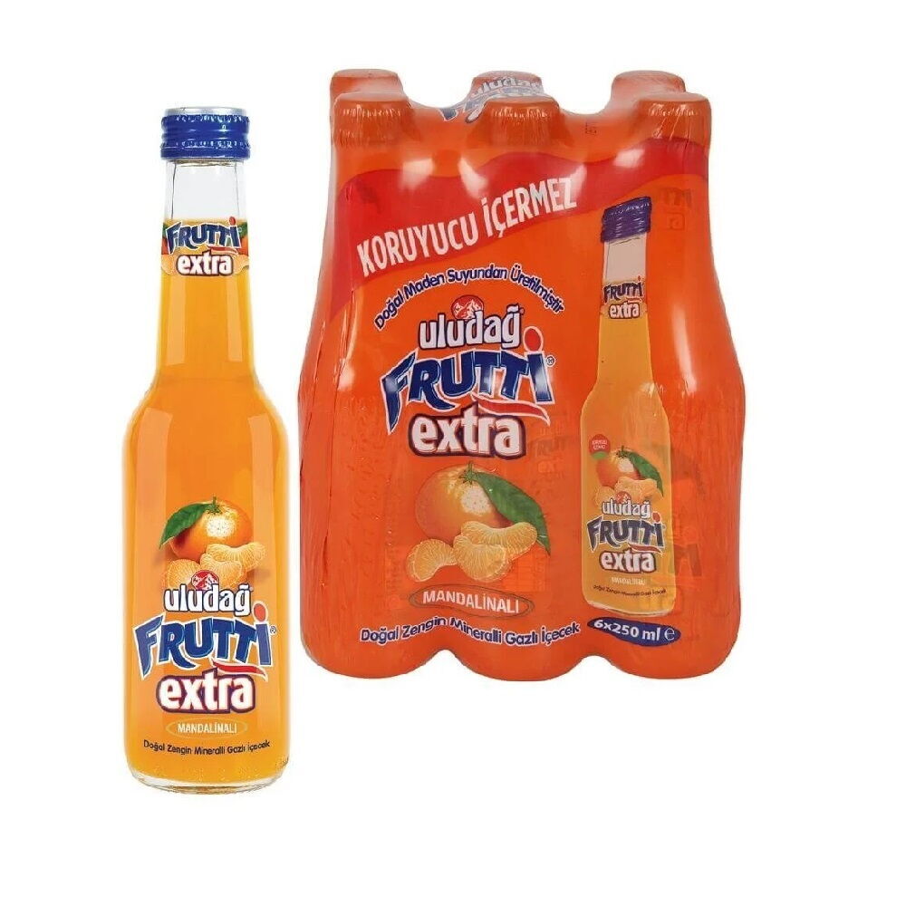 ULUDAG FRUTTI EXTRA MANDALINA 250 ML 6'LI