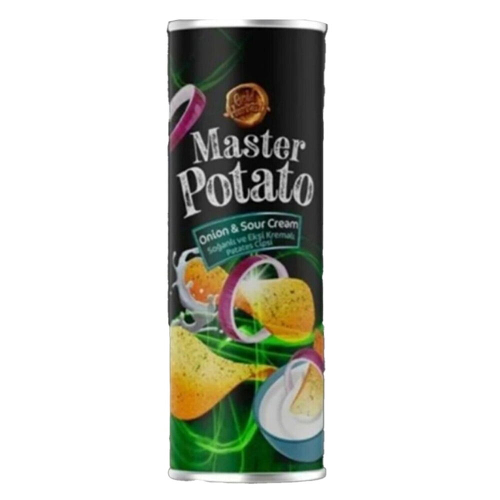 MASTER POTATO CİPS  SOGANLI EKSI KREMALI 160G