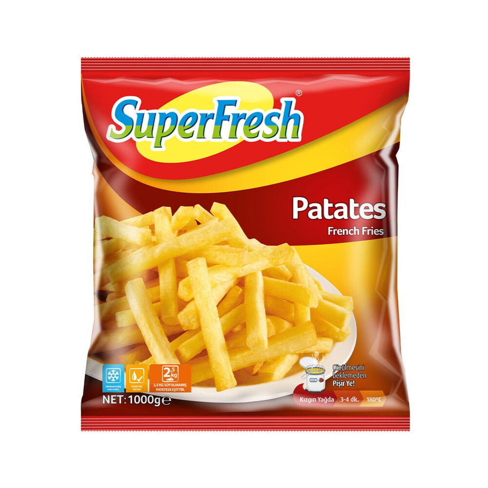 SUPERFRESH PATATES 1000GR