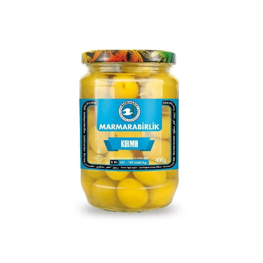 MARMARA BIRLIK YESIL ZEYTIN 3XL(161-180) 400 GR