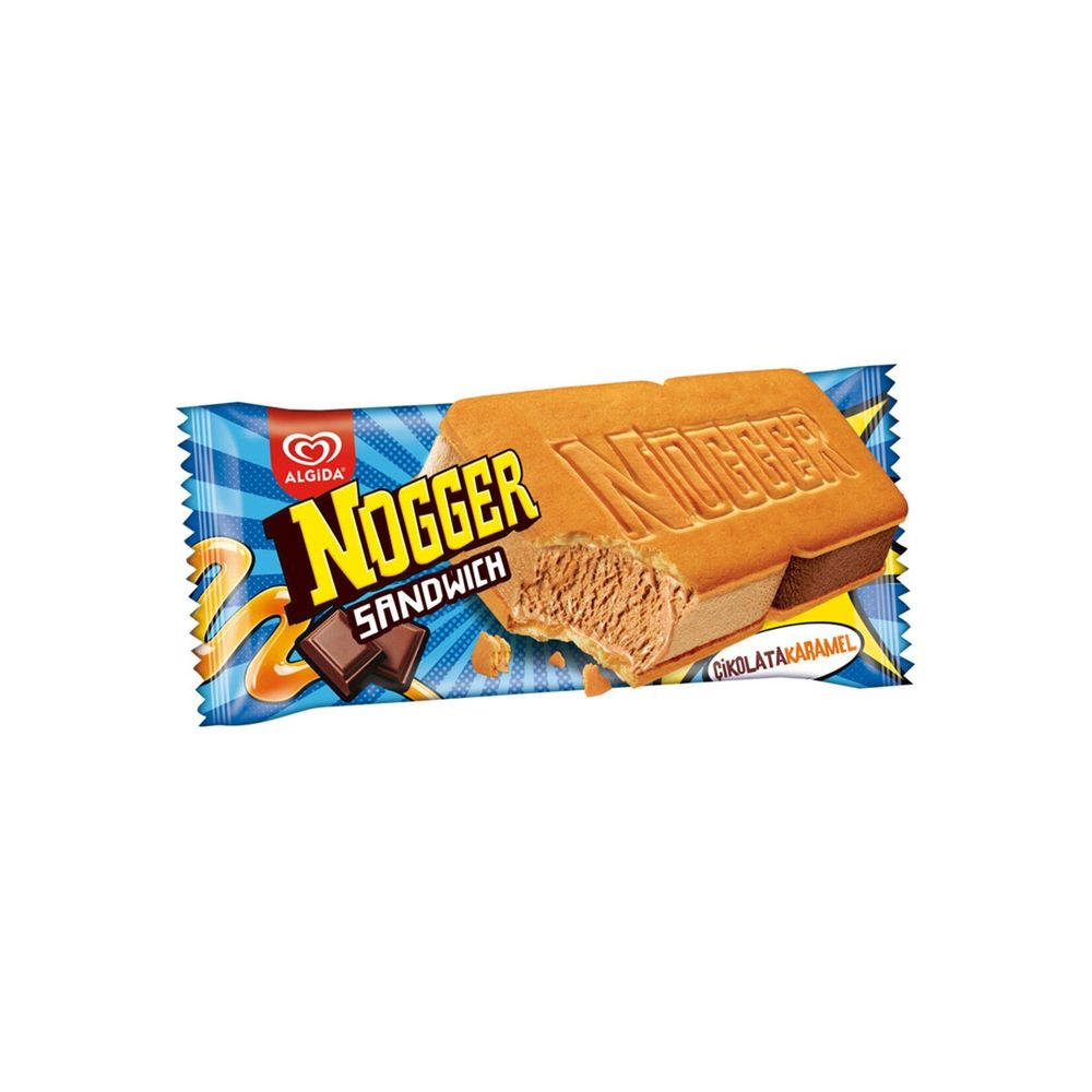 ALGIDA NOGGER SAND.CIK.KARAMEL 145ML