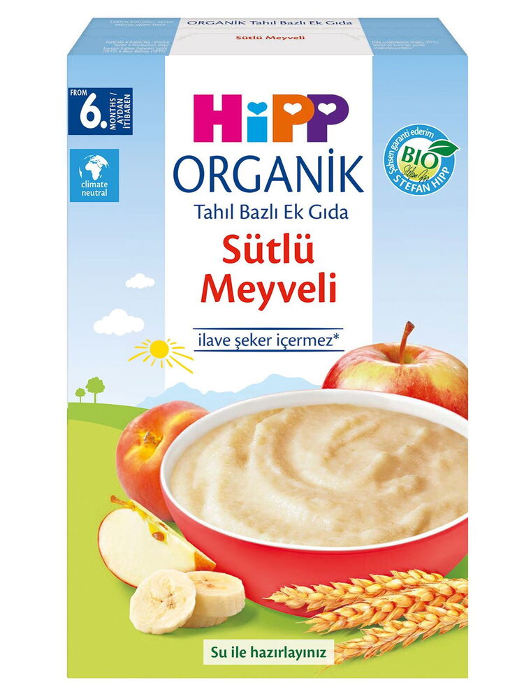 HIPP ORG.SUT.MEY.TAH.EK GIDA 250 GR