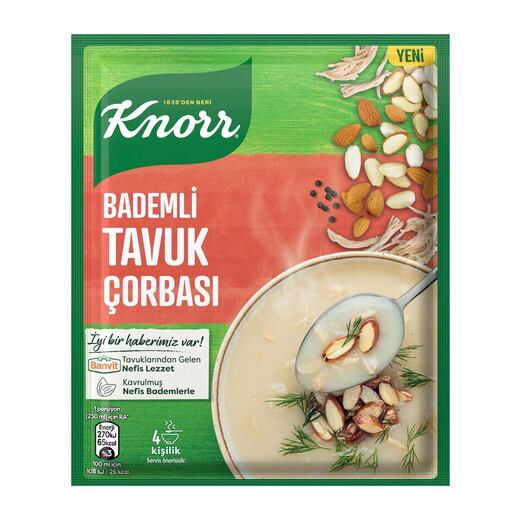 KNORR BADEMLI TAVUK CORBASI 75 GR