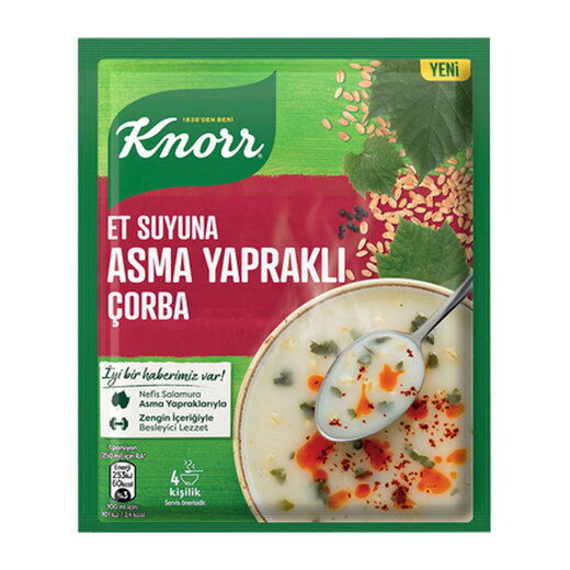 KNORR ET SUYU ASMA YAPRAKLI CORBA 75 GR