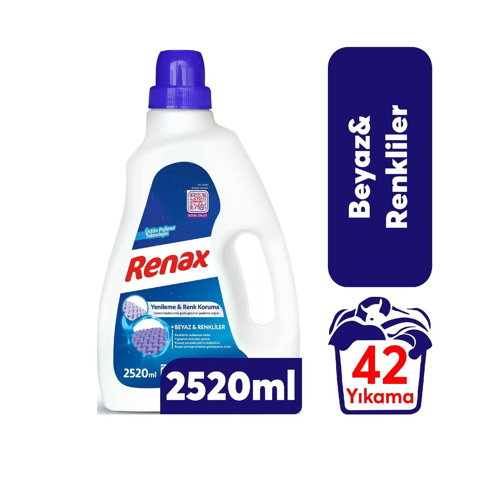 RENAX SIVI DETER.RENKLI BEYAZ 2520ML
