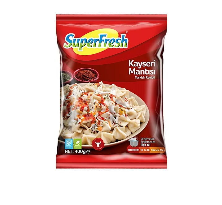 SUPERFRESH KAYSERI MANTI 400 GR