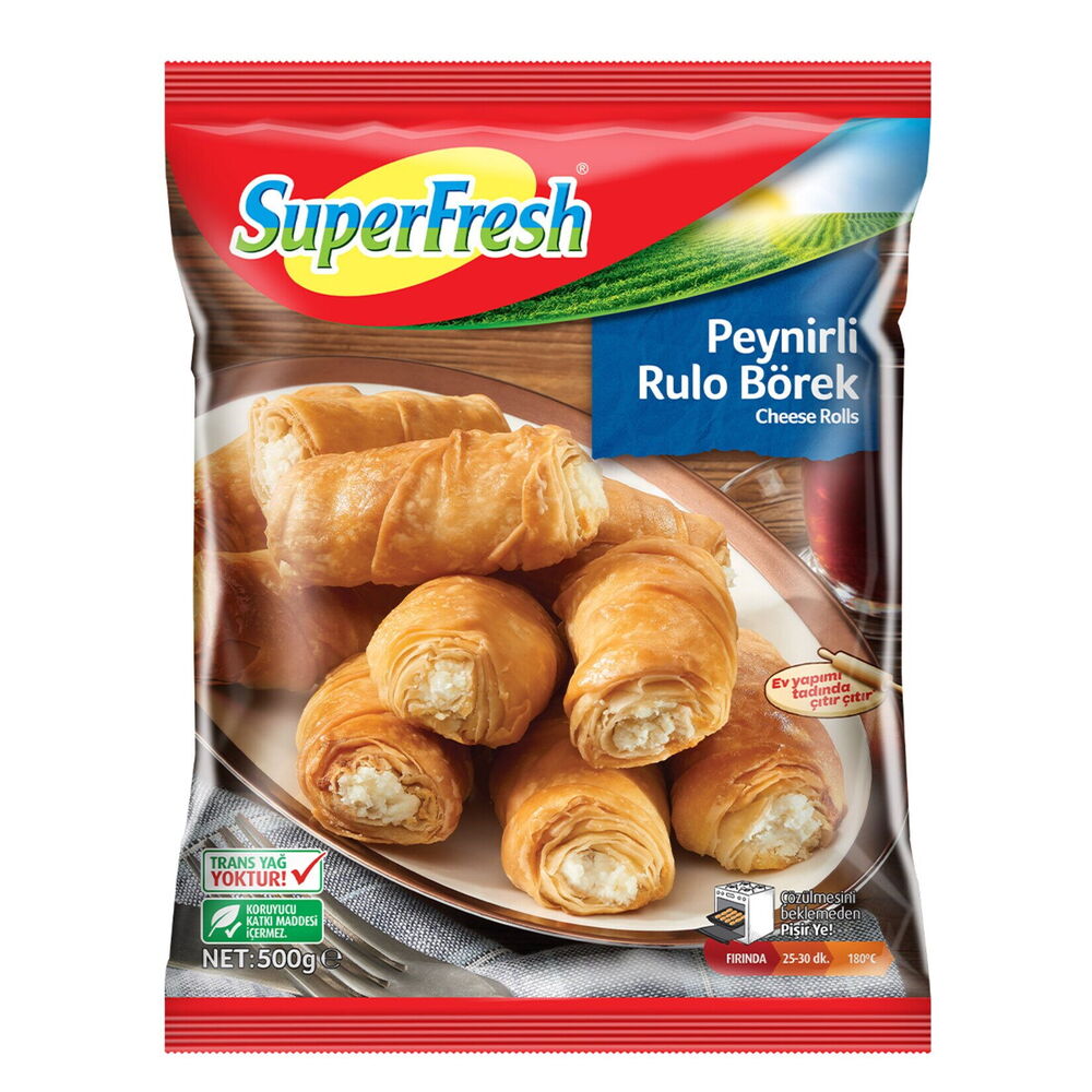 SUPERFRESH RULO BOREK PEYNIRLI 500GR