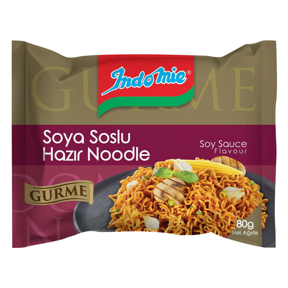 INDOMIE GURME SOYA SOSLU 80G