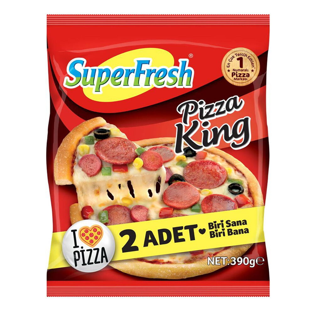 SUPERFRESH PIZZA KING 2 LI 390G