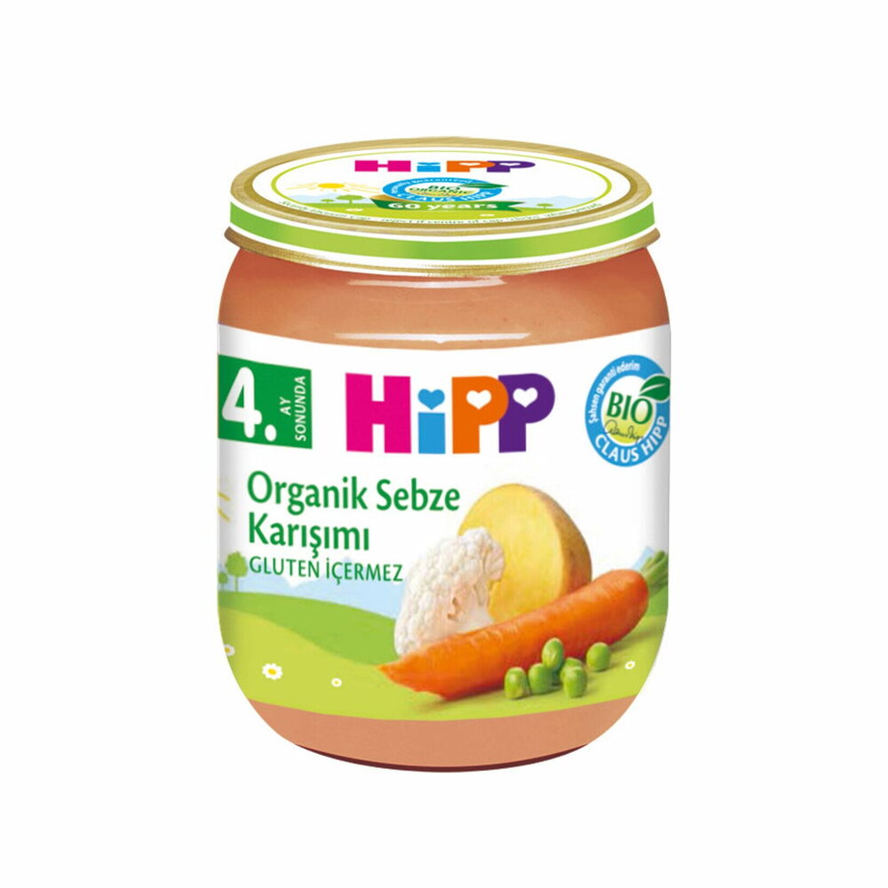 HIPP ORG.SEBZE KAR.125 GR