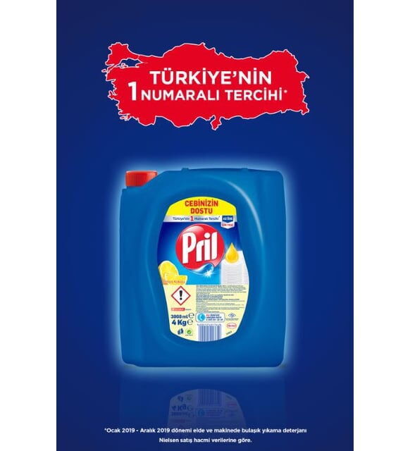 PRIL 3 LU LIMON 4 KG*4
