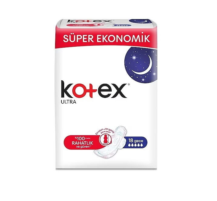 KOTEX ULTRA GECE 18'LI